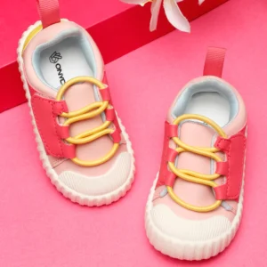 Girls Shoes – Peach & Pink (Size 4)