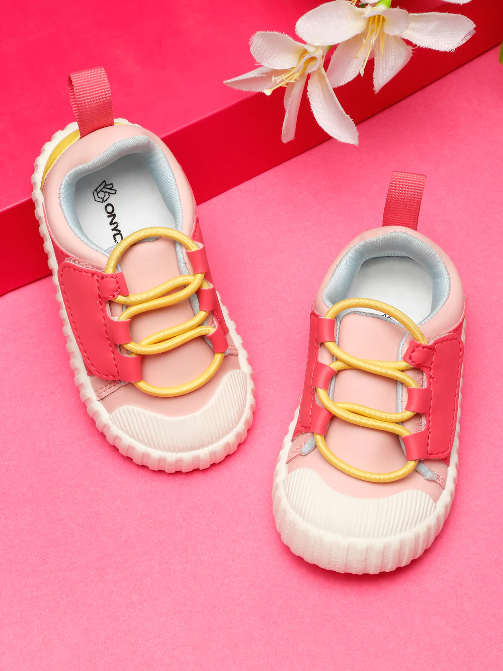 Girls Shoes – Peach & Pink (Size 4)